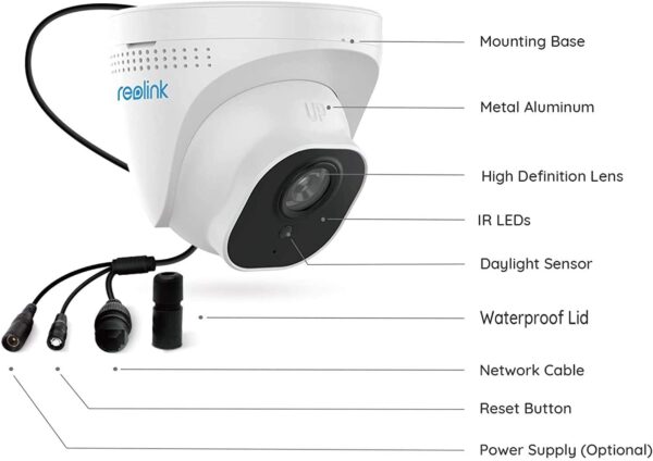 Camara de Seguridad Exterior Reolink Rlc-520a Wifi Ip Poe 5mp - Imagen 2