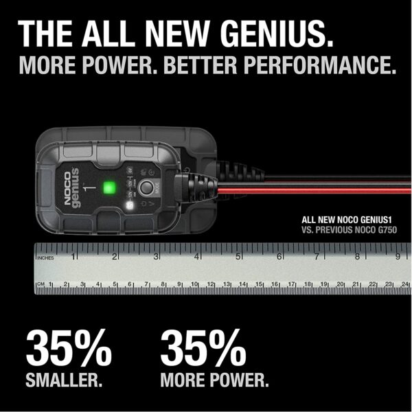 Noco Genius 1, Mini Cargador De Baterías Automotriz 6v 12v Inteligente - Imagen 2