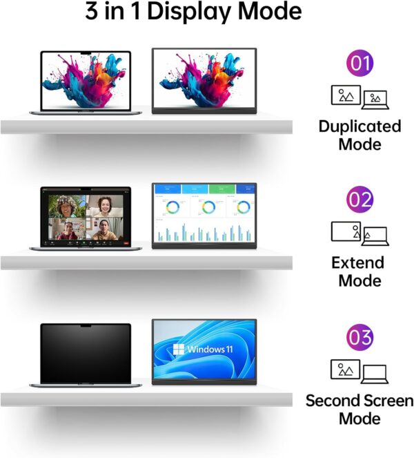 Monitor Portatil para Laptop - Imagen 6