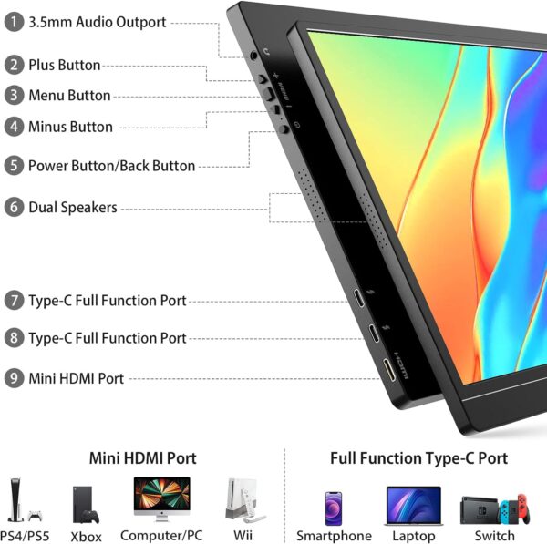 Monitor Portatil para Laptop - Imagen 5