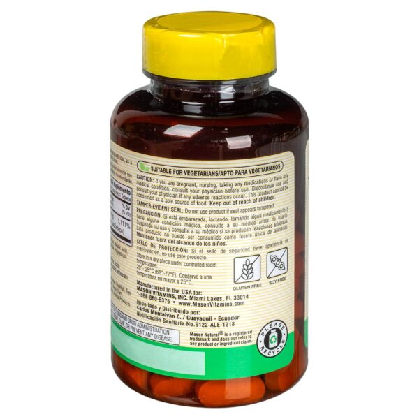 Vitamina C 1000 MG Mason Natural - 100 Tabletas - Imagen 3