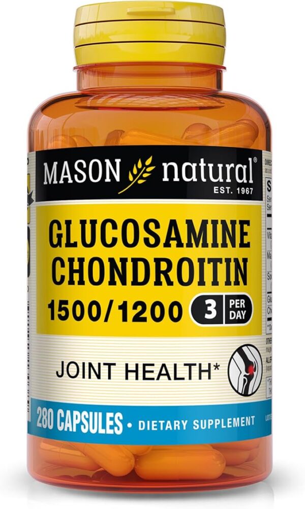 Glucosamina Chondroitin 1500/1200 Mason Natural - 100 Cápsulas