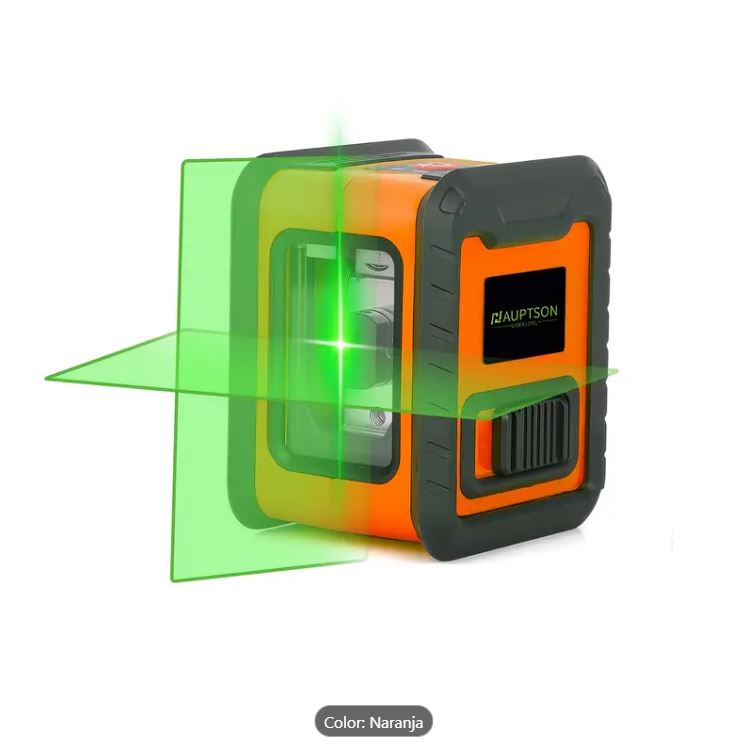 Nivel láser Autonivelante Cruz verde Magnético con trípode soporte y bolsa - Imagen 3