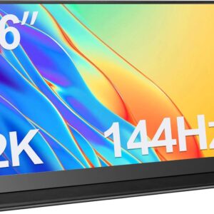 Monitor portátil 2K 144Hz para laptop Xbox PS4-5 Switch