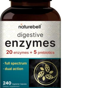 Enzimas Digestivas 20 Enzimas 5 Prebióticos 240 Cáps Vegetal