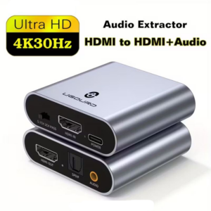 Extractor De Audio Hdmi 4k*2k A Óptico Spdif + 3.5mm + Hdmi