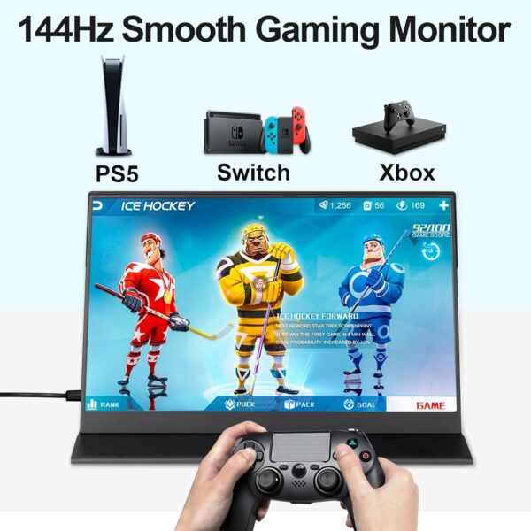 Monitor portátil 2K 144Hz para laptop Xbox PS4-5 Switch - Imagen 5
