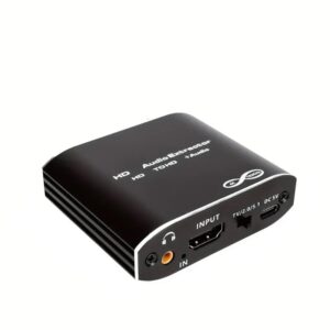Extractor De Audio Hdmi 4k*2k A Óptico Spdif + 3.5mm + Hdmi