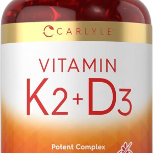 Suplemento de vitamina K2 y D3