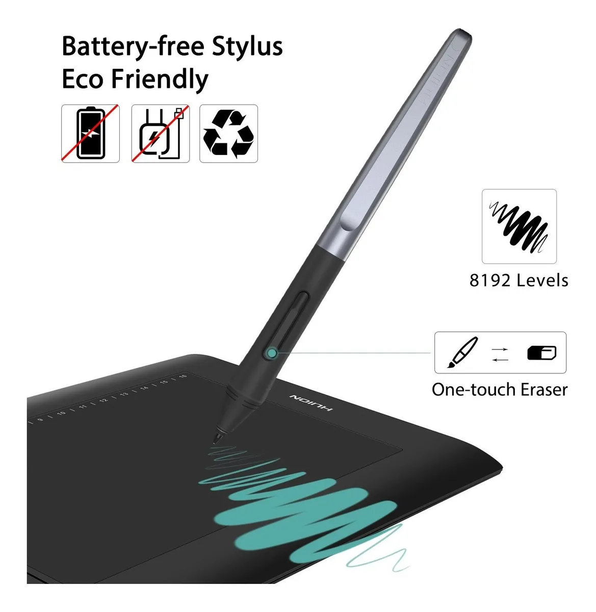 Tableta Digitalizadora Huion Inspiroy H610 Pro V2 - Imagen 5