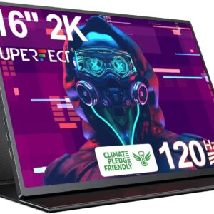 Monitor Portátil Para Juegos 2k uhd 120hz 16 400 Nits 10 Bits Negro