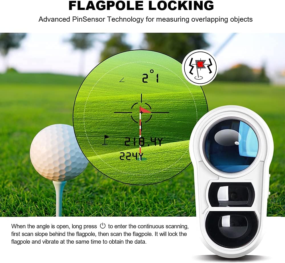 Telemetro Laser para Golf Rangefinder 1000 yardas - Imagen 2