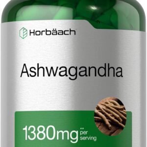 Ashwagandha en Capsulas  Sin Omg, Sin Gluten Sin Sabor