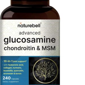 Suplemento Avanzado De Glucosamina Msm y Condroitina 240 Cápsulas