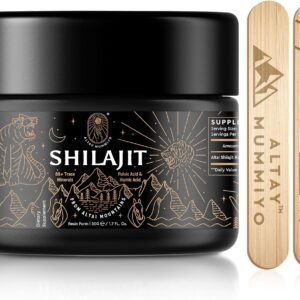 Shilajit Siberiano Con Ácido Fúlvico Y Oligominerales