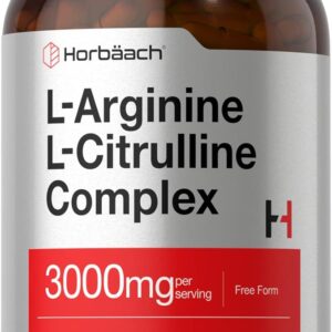 Suplemento Horbäbach De L-arginina L-citrulina 3000 Mg 250 Cápsulas Sin Sabor
