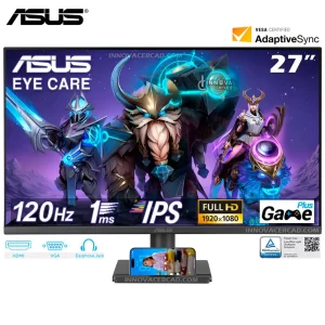 Monitor Gamer Asus 27 120hz - 1ms Ips Fhd Va279hg Negro 110v