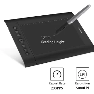 Tableta digitalizadora Huion Inspiroy H1060P black