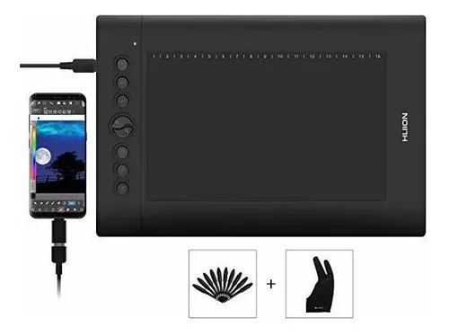 Tableta digitalizadora Huion Inspiroy H1060P black - Imagen 8