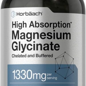Glicinato De Magnesio 1330mg Americano Puro Sin Gluten 250cps Sin Sabor