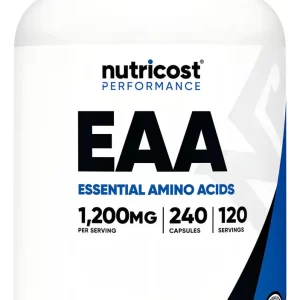 Nutricost, EAA, Rendimiento, 240 cápsulas