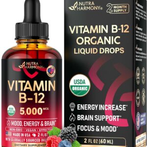 Vitamina B12 Sublinguales Gotas Orgánico