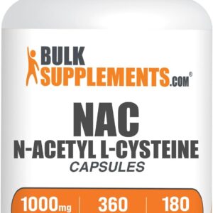 Suplemento NAC N-Acetil L-Cisteína 1000mg 360 Cápsulas Sin Gluten