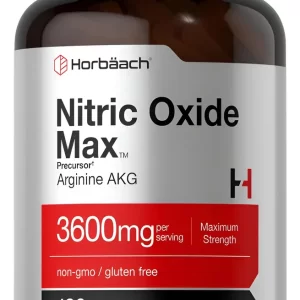 Oxido Nitrico 3600mg Arginina Akg 120 Caplets Sin Sabor