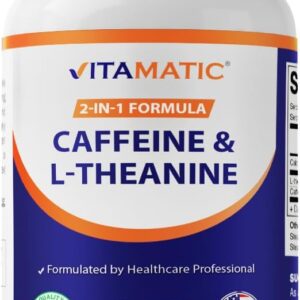 Vitamatic L-teanina 200mg Con Cafeína 100mg 120 Tabletas