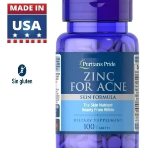 Zinc Para Acné Americana Pura Original Orgánica Sin Sabor