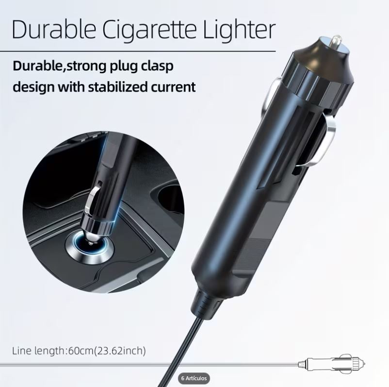 Inversor De Voltaje Para Auto 500w Dc 12v A Ca 110 Y Usbx4 - Imagen 3
