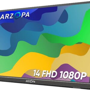 Monitor Portátil Ultradelgado de 14.0" para Laptop FHD 1080P
