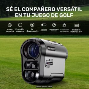 Telémetro Golf Revasri Nk 1000 6X Recargable Vibración Y Bloqueo