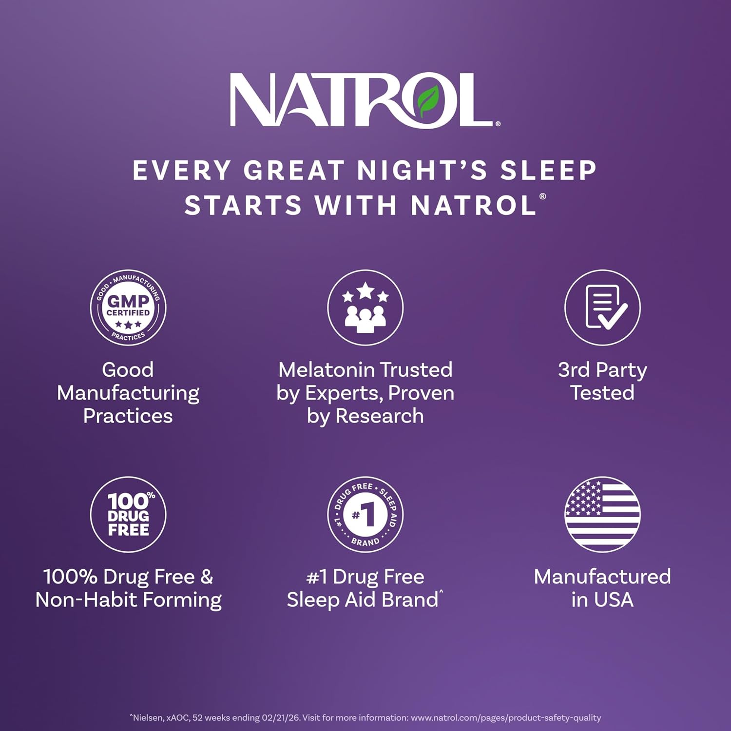 Natrol Melatonina + ayuda para dormir de liberación temporal de 5 HTP - Imagen 7