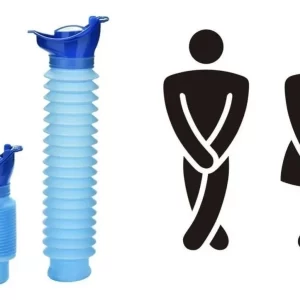 Orinal de emergencia portátil plegable 750ml Lavable Hombre Mujer