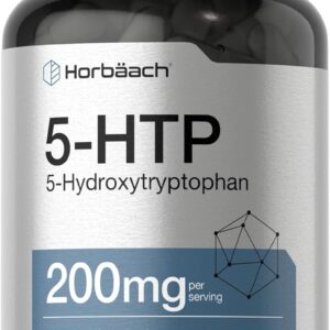 Horbäach 5-HTP 200 mg, 180 Cápsulas de Liberación Rápida
