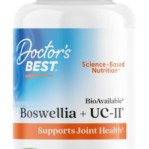 Doctor's Best Boswellia + Suplemento UC-II para hombres y mujeres