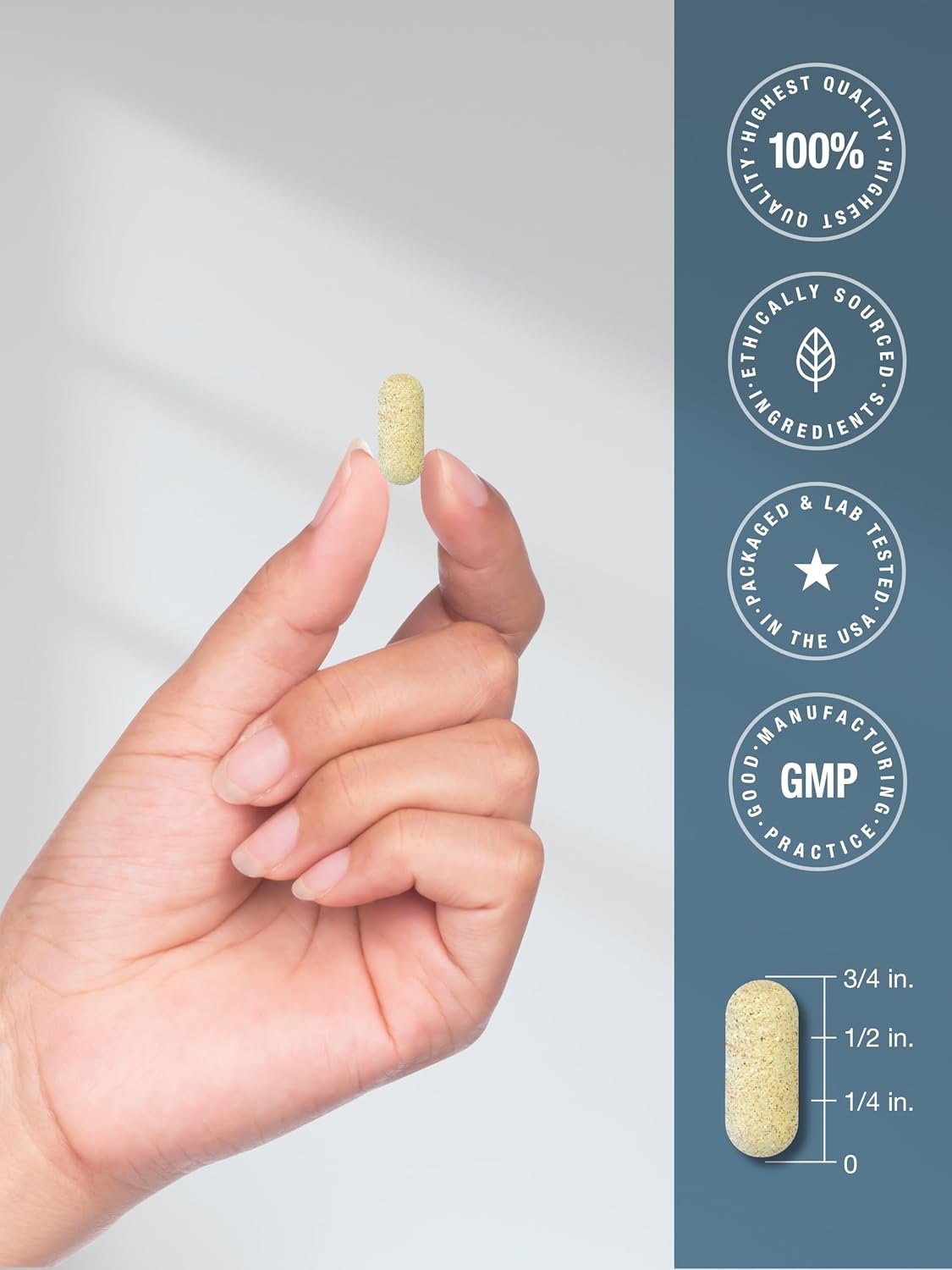 Horbäach Glucosamina condroitina MSM | 3600 mg | 360 comprimidos | Fórmula avanzada con cúrcuma | Sin OMG, sin gluten - Imagen 7