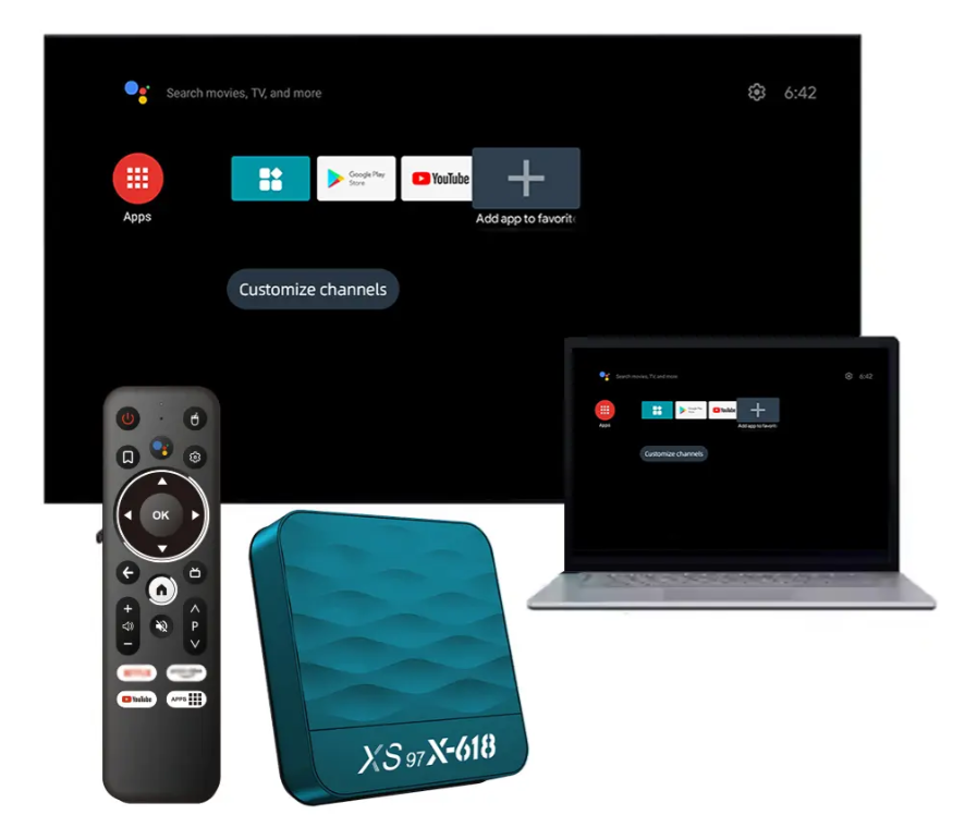 TV Box 4GB + 32GB 4K Allwinner H618 – Wi-Fi 2.4G/5G + Bluetooth - Imagen 3