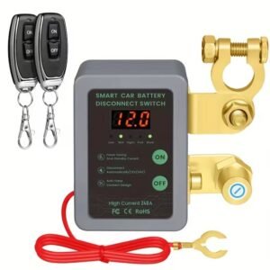 Interruptor Inteligente de Batería para Auto con Pantalla LED de Voltaje
