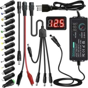 Cargador Universal 3V~24V 3A 72W variable ajustable 3V 5V 9V 12V 18V 20V 24V adaptador cargador AC/DC
