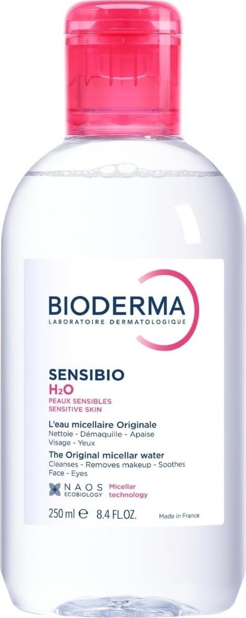 Bioderma - Sensibio - Agua Micelar H2O - Limpiador Desmaquillante - Limpiador Facial para Piel Sensible