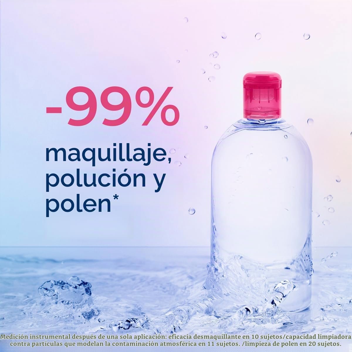 Bioderma - Sensibio - Agua Micelar H2O - Limpiador Desmaquillante - Limpiador Facial para Piel Sensible - Imagen 6