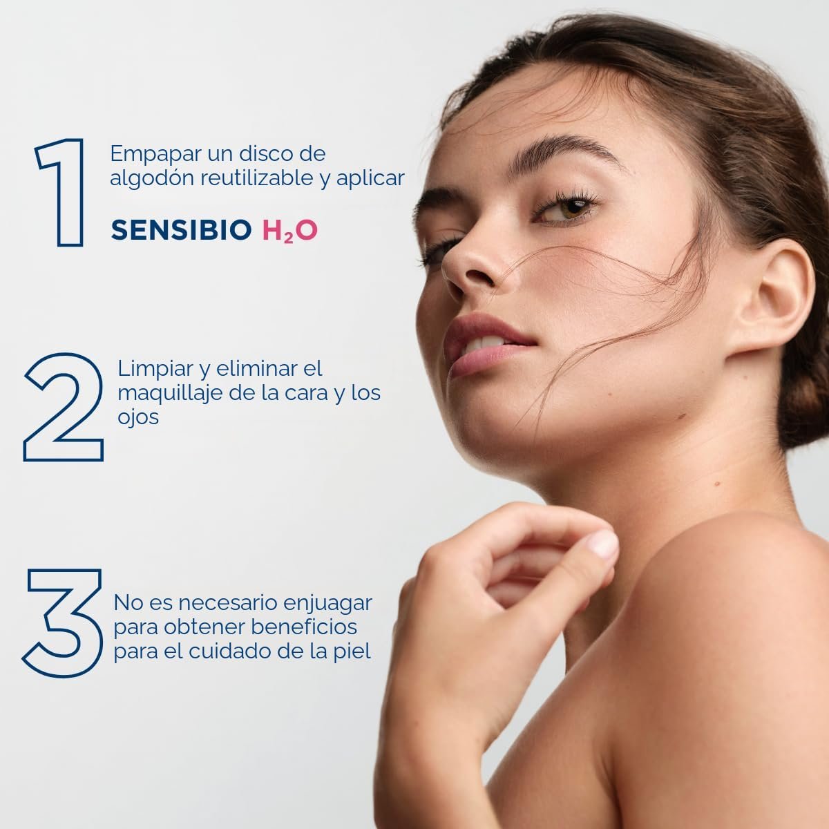 Bioderma - Sensibio - Agua Micelar H2O - Limpiador Desmaquillante - Limpiador Facial para Piel Sensible - Imagen 7