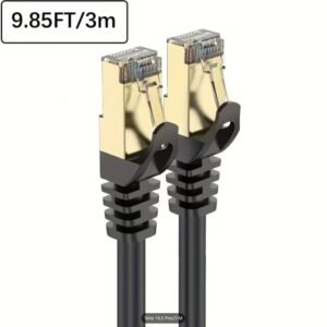 Imaxx Cat 8 Ethernet Cable 6FT, High Speed Braided 40Gbps 2000Mhz Network Cord Cat8 RJ45