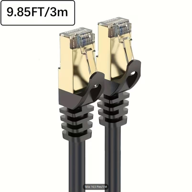 Imaxx Cat 8 Ethernet Cable 6FT, High Speed Braided 40Gbps 2000Mhz Network Cord Cat8 RJ45