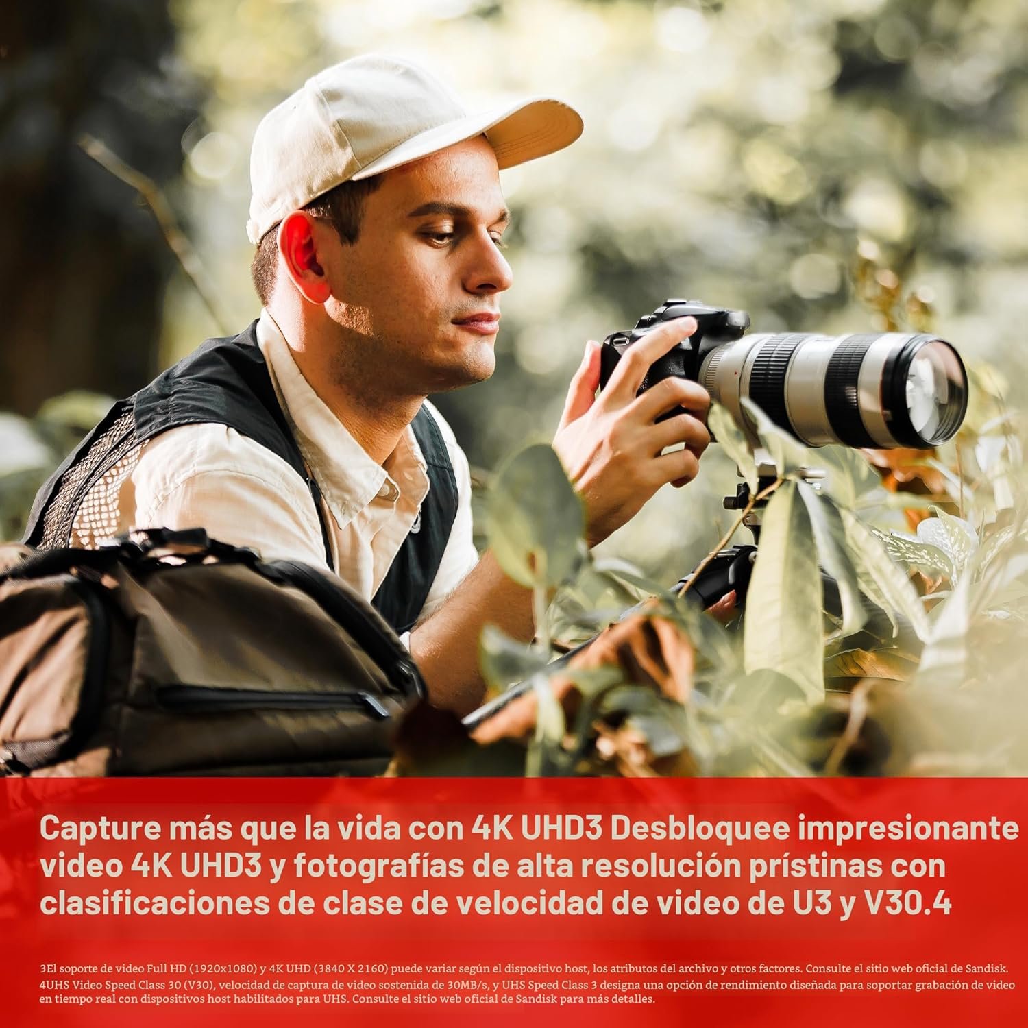 SANDISK Tarjeta de memoria SD Extreme PRO de 128 GB R: 250MB/S W:120MB/S - Imagen 2