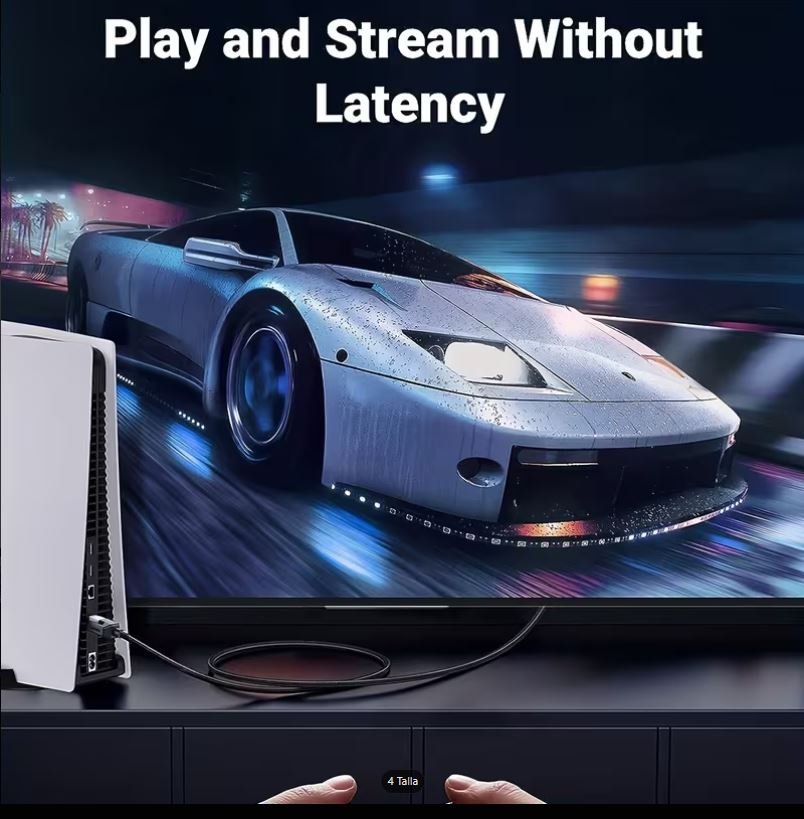Imaxx Cat 8 Ethernet Cable 6FT, High Speed Braided 40Gbps 2000Mhz Network Cord Cat8 RJ45 - Imagen 6