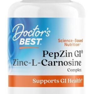 Doctor's Best PepZin GI, complejo de zinc-L-carnosina, vegano