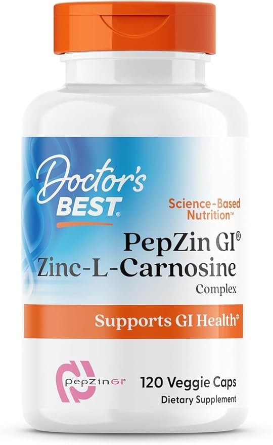 Doctor's Best PepZin GI, complejo de zinc-L-carnosina, vegano